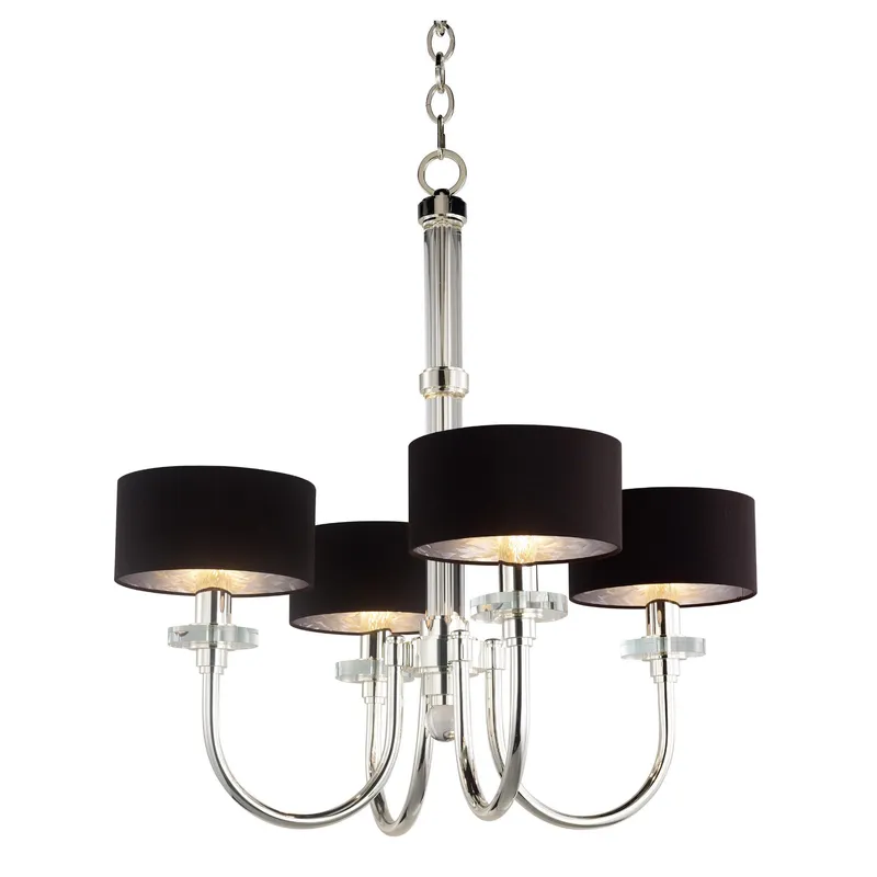 Studio M SM23754BTPS Manhattan 4-Light Chandelier in Plated Silver