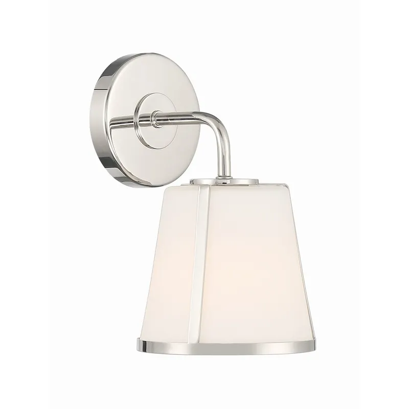 Fulton 6.25'' Polished Nickel Sconce Silver 6.25"W x 10.25"H x 7.25"D