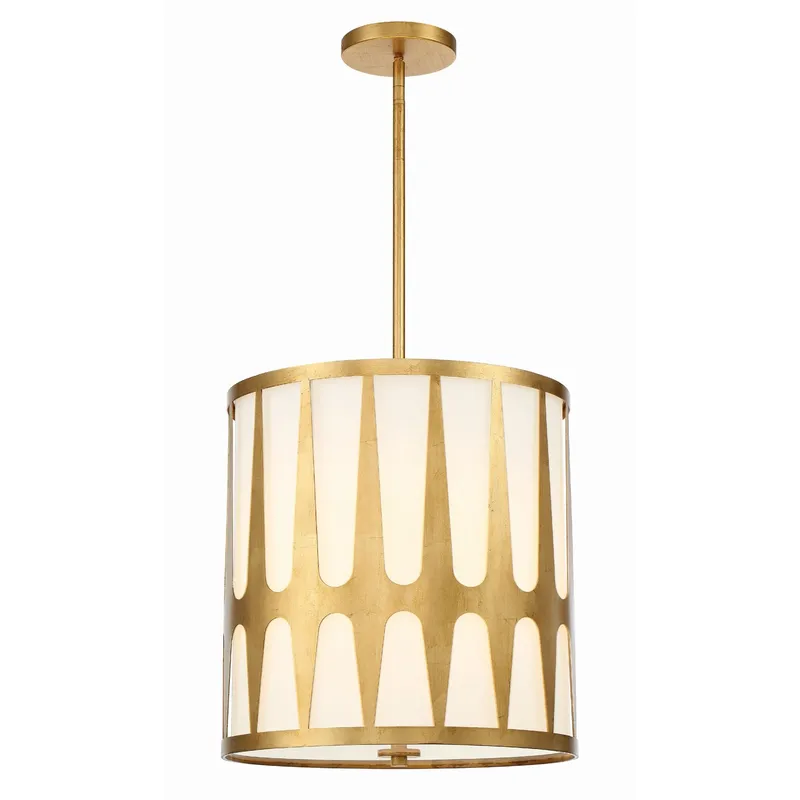 Royston 17'' Antique Gold Pendant Gold 17"W x 18.25"H x 17"D