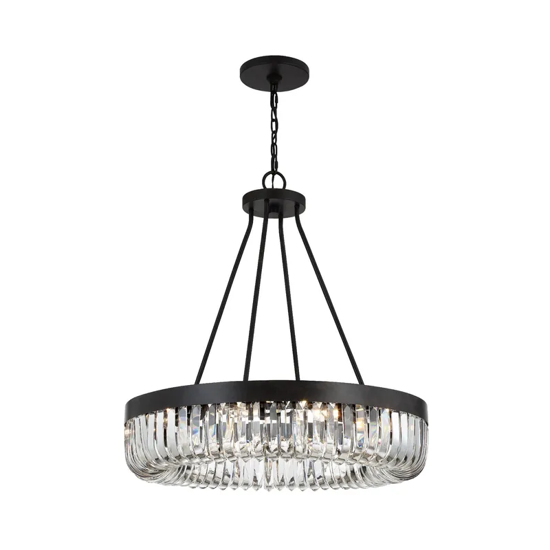 Alister 28.25'' Charcoal Bronze Chandelier Bronze 28.25"W x 30"H x 28.25"D