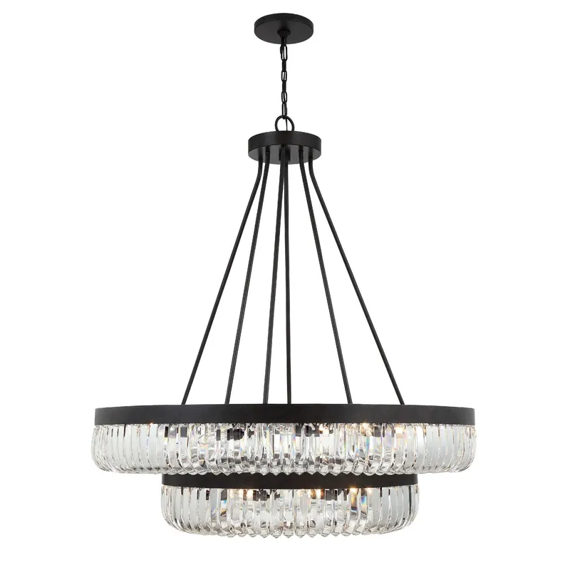 Alister 42'' Charcoal Bronze Chandelier Bronze 42"W x 47"H x 42"D