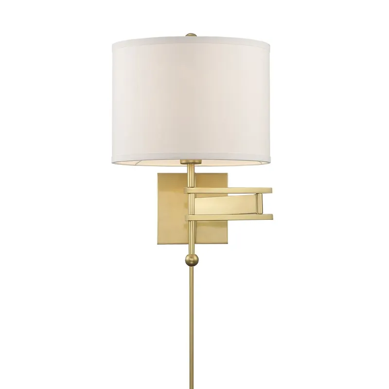 Marshall 12.5'' Aged Brass Task Sconce Gold 12.5"W x 18"H x 20.5"D