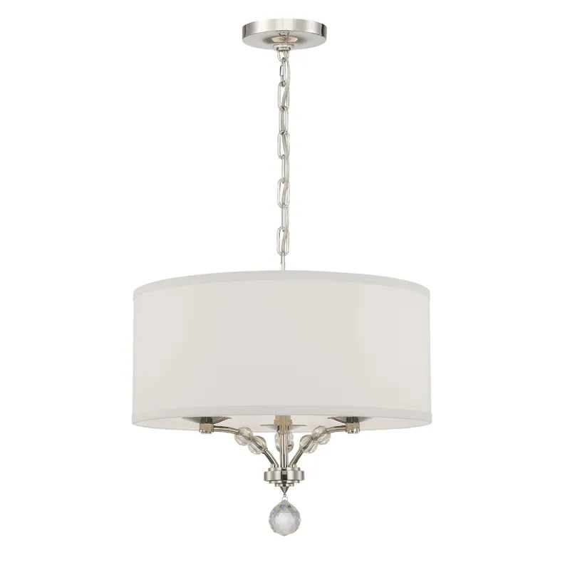 Mirage 18'' Polished Nickel Chandelier Silver 18"W x 16.25"H x 18"D