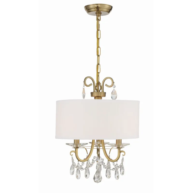 Othello 14'' Vibrant Gold Chandelier Gold 14"W x 17"H x 14"D