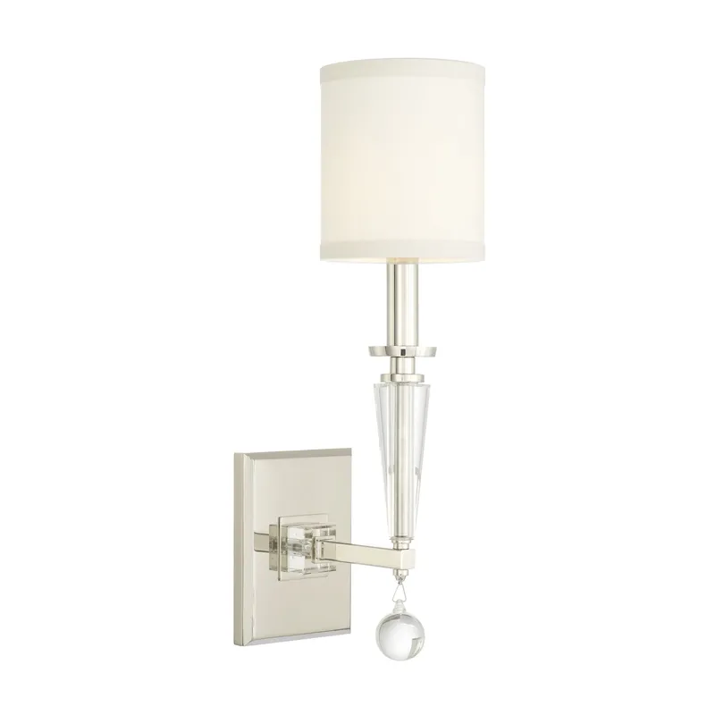 Paxton 5'' Polished Nickel Sconce Silver 5"W x 17"H x 7.5"D