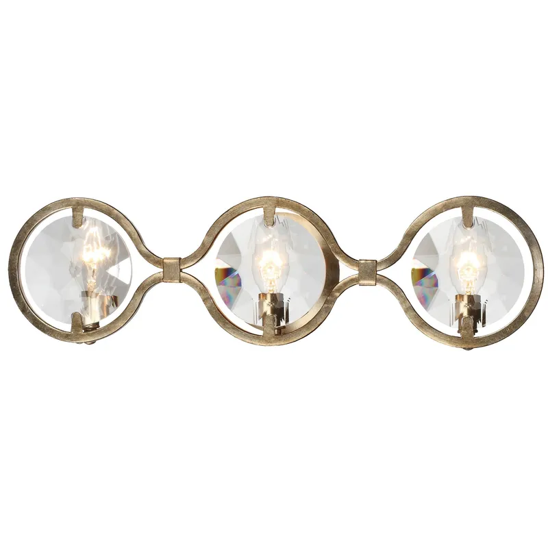 Quincy 25'' Distressed Twilight Bathroom Vanity Gold 25"W x 7"H x 5"D