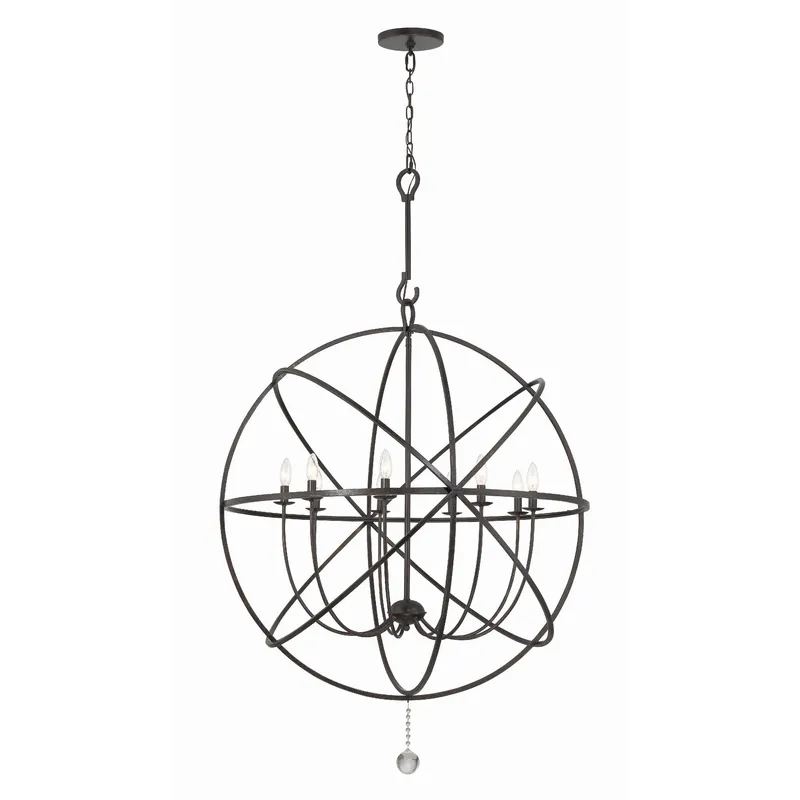 Solaris 40'' English Bronze Chandelier Bronze 40"W x 50"H x 40"D