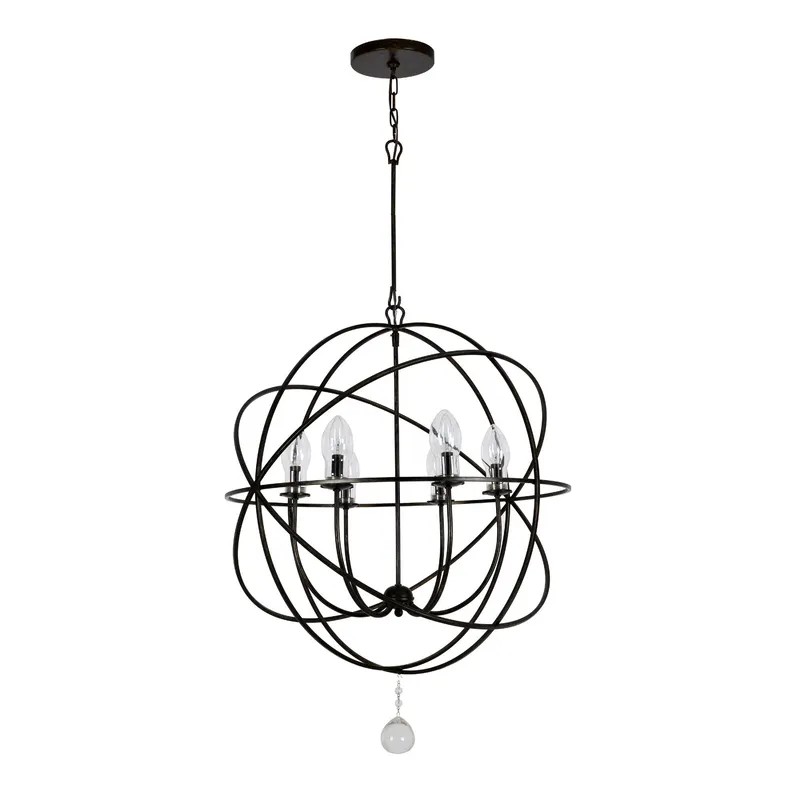 Solaris 28.5'' English Bronze Outdoor Chandelier Bronze 28.5"W x 35.5"H x 28.5"D