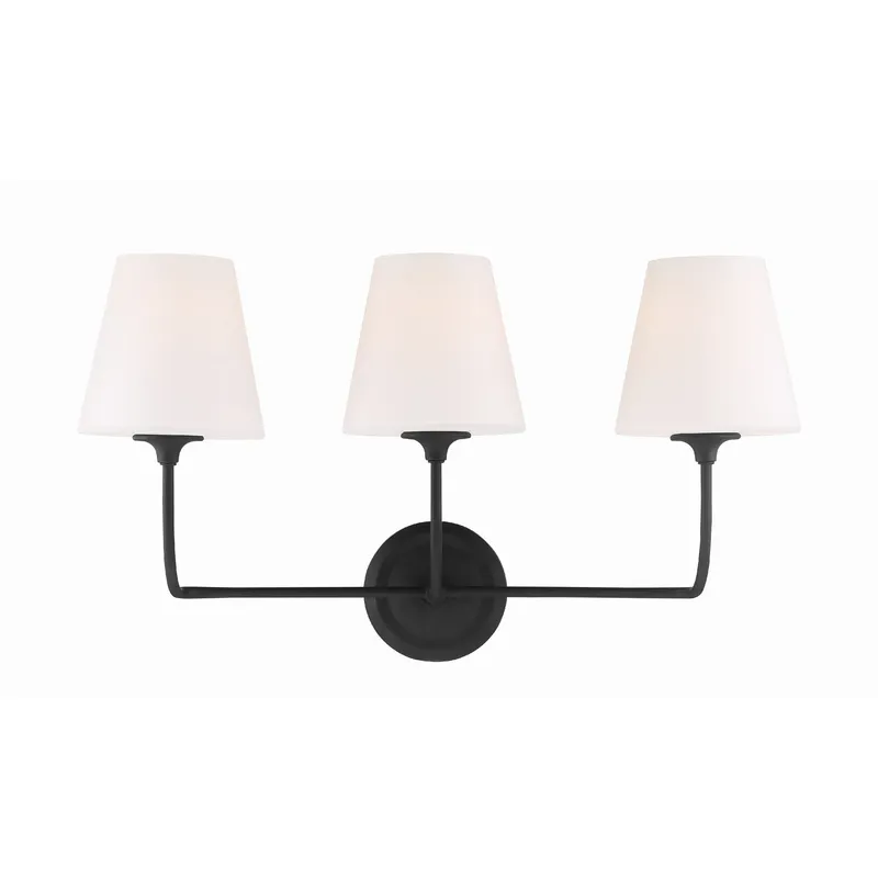 Libby Langdon Sylvan 23.25'' Black Forged Bathroom Vanity Black 23.25"W x 13.25"H x 9.75"D