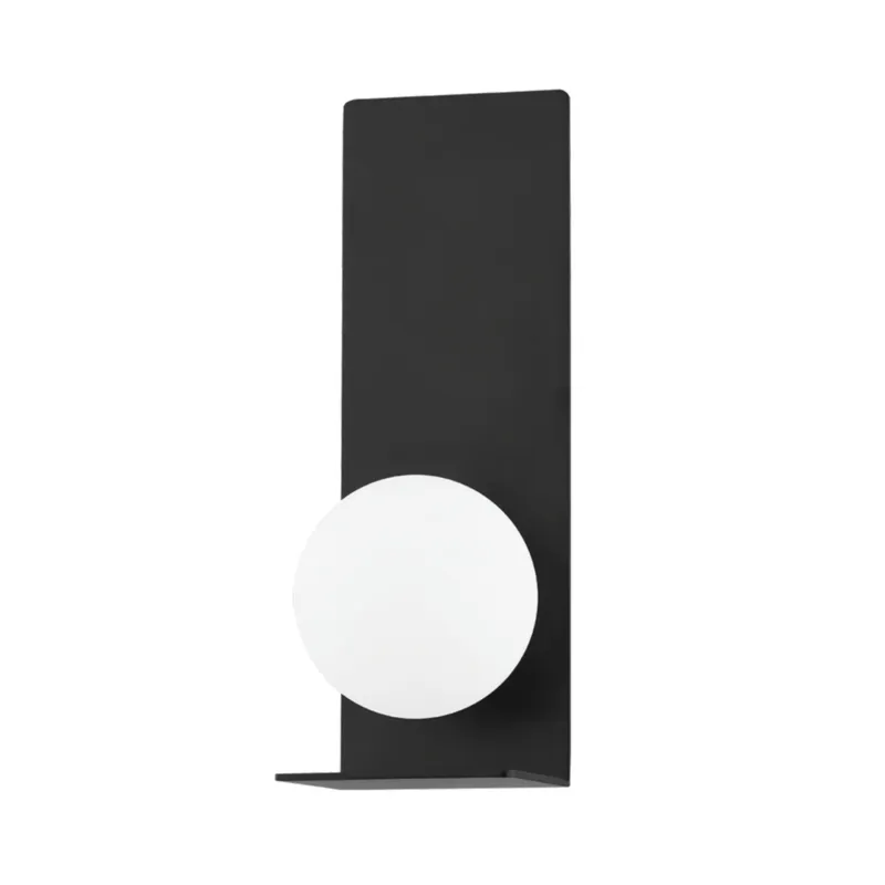 Lani 1-Light Wall Sconce in Soft Black 4.5W x 14H