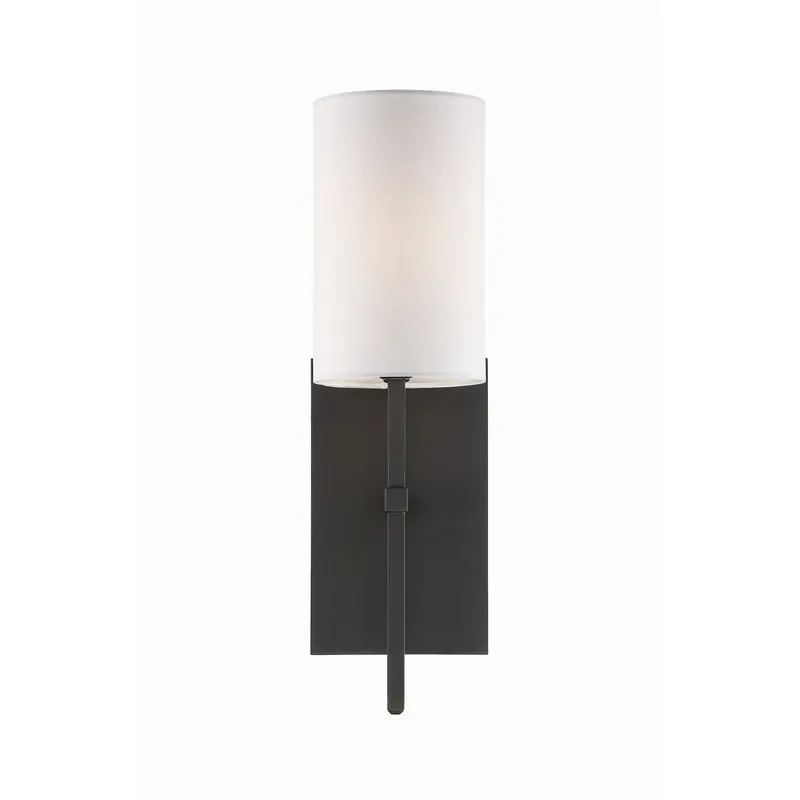 Veronica 5'' Black Forged Sconce Black 5"W x 16.5"H x 6"D