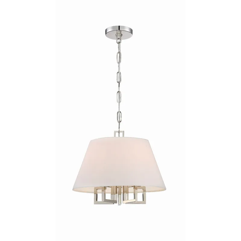 Libby Langdon Westwood 16'' Polished Nickel Chandelier Silver 16"W x 15"H x 16"D