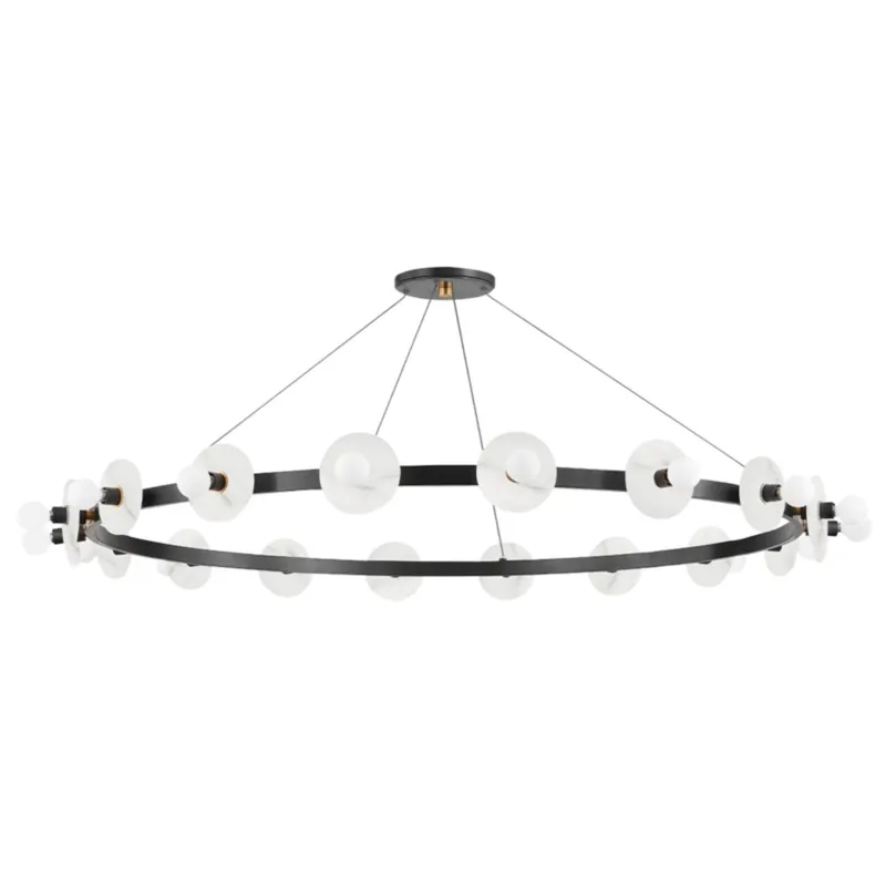 Austen 18-Light Chandelier in Aged Brass/Old Bronze 58W x 4.75H