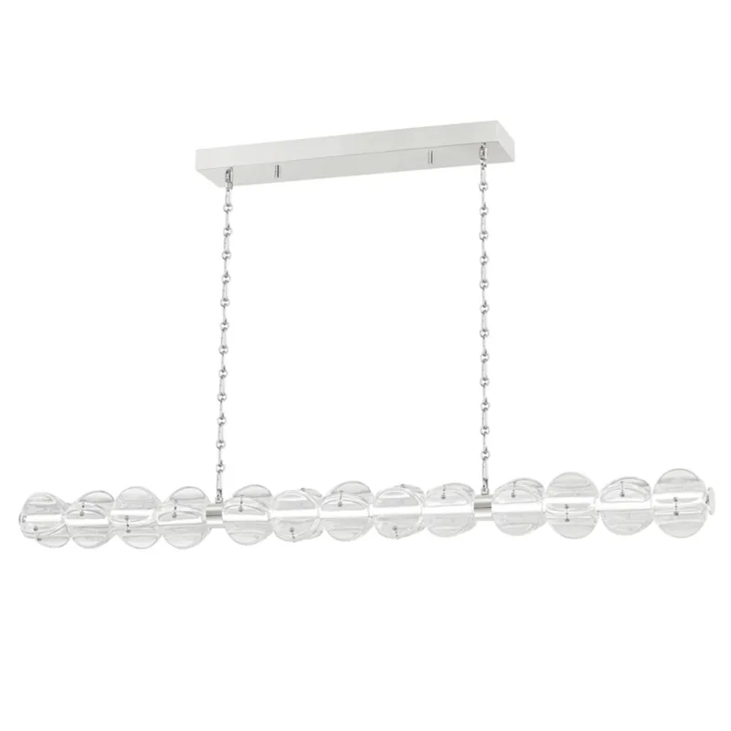 Lindley 1-Light Linear in Polished Nickel 50L x 5W x 5H