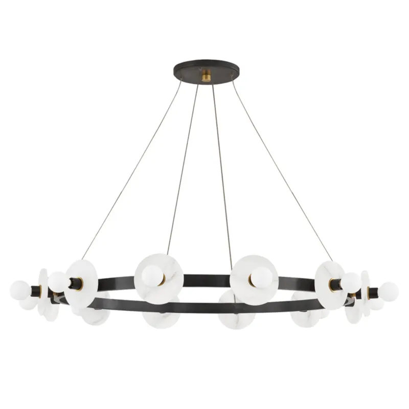 Austen 12-Light Chandelier in Aged Brass/Old Bronze 40W x 4.75H