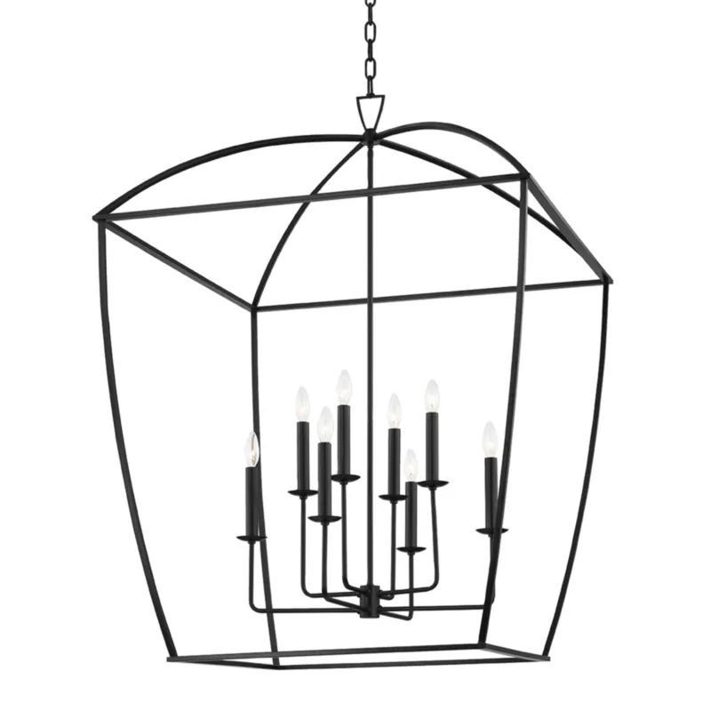 Bryant 12-Light Lantern in Aged Iron 34L x 34W x 44.75H