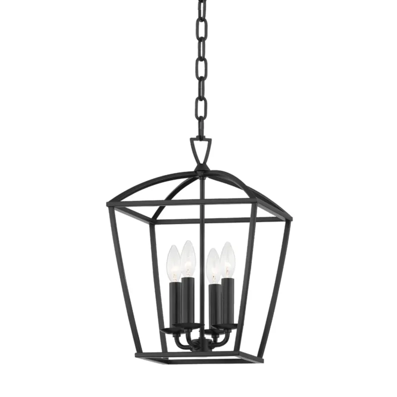 Bryant 4-Light Lantern in Aged Iron 12L x 12W x 18H