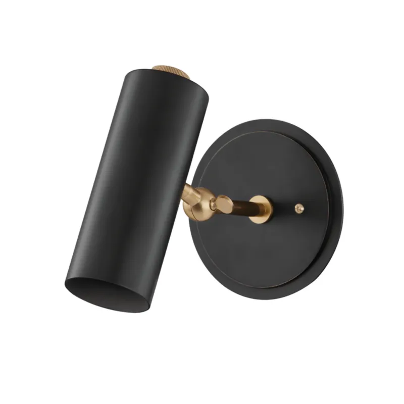 Bushwick 1-Light Wall Sconce in Aged Brass/Old Bronze 5.5W x 7.5H