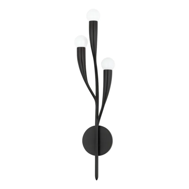 Labra 3-Light Wall Sconce in Aged Iron 5.75W x 24.5H