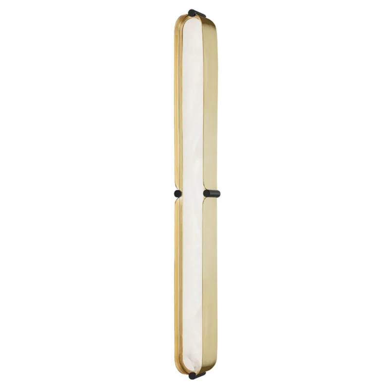 Tribeca 0-Light Bath and Vanity in Aged Brass 3.25W x 30.5H