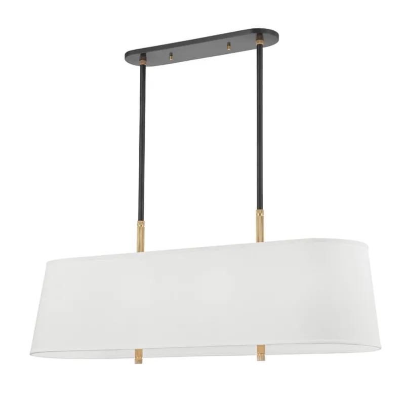 Bowery 8-Light Linear in Aged Brass/Old Bronze 46.5L x 14W x 18.5H