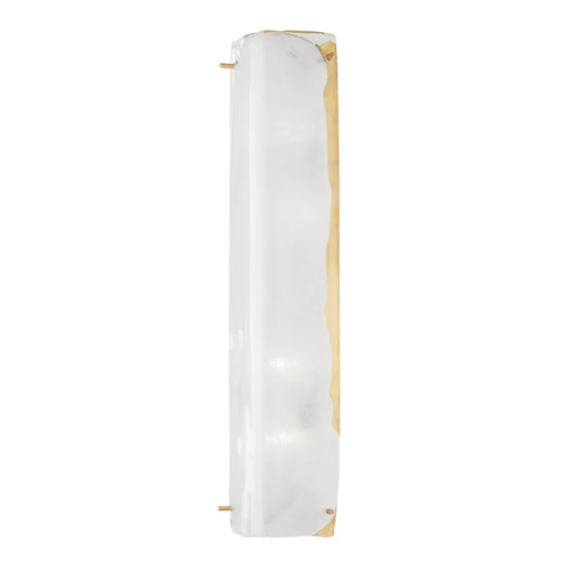 Hines 4-Light Wall Sconce in Aged Brass 6.25W x 26H