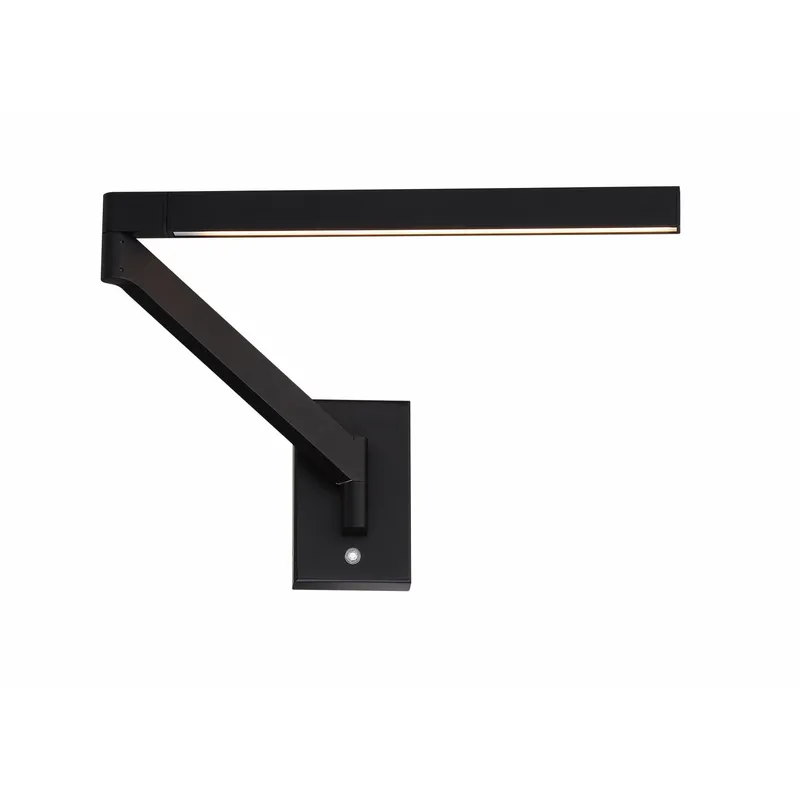 Modern Forms BL-20922-BK 3000K 8 Watt Beam LED Wall Light in Black