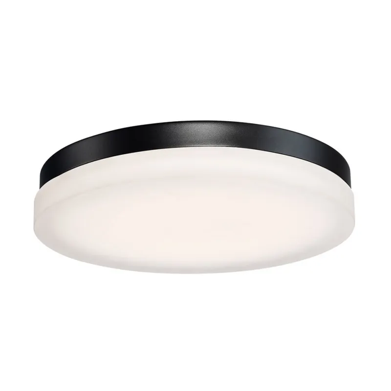 Modern Forms FM-2115-30-BK 3000K 26 Watt Circa LED Round Flush Mount in Black