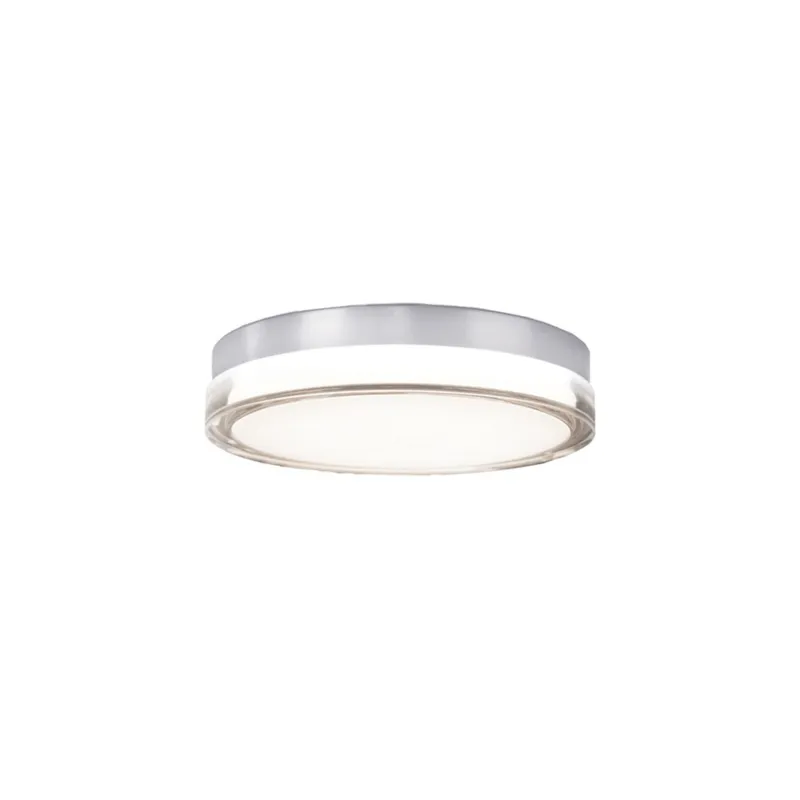 Modern Forms FM-W44809-30-SS 3000K 17 Watt Pi LED Round Flush Mount in Stainless Steel