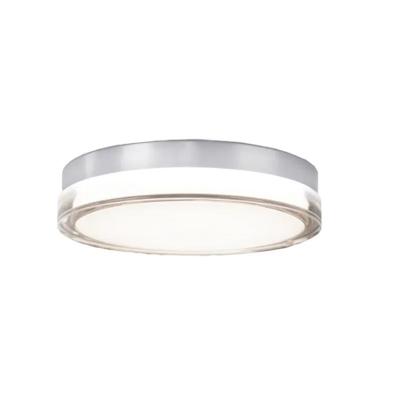 Modern Forms FM-W44812-30-SS 3000K 26 Watt Pi LED Round Flush Mount in Stainless Steel