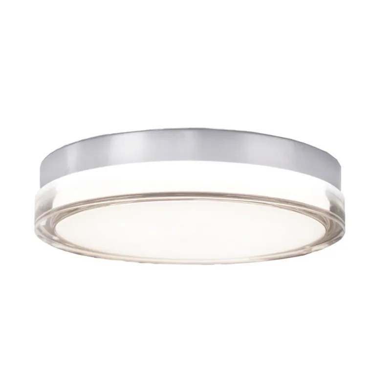 Modern Forms FM-W44815-30-SS 3000K 31 Watt Pi LED Round Flush Mount in Stainless Steel