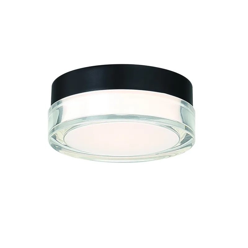 Modern Forms FM-W44815-35-BK 3500K 31 Watt Pi LED Flush Mount in Black