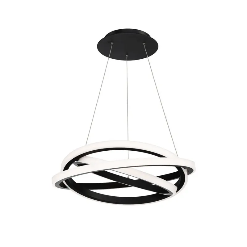 Modern Forms PD-24826-BK 3000K 54 Watt Veloce LED Chandelier in Black