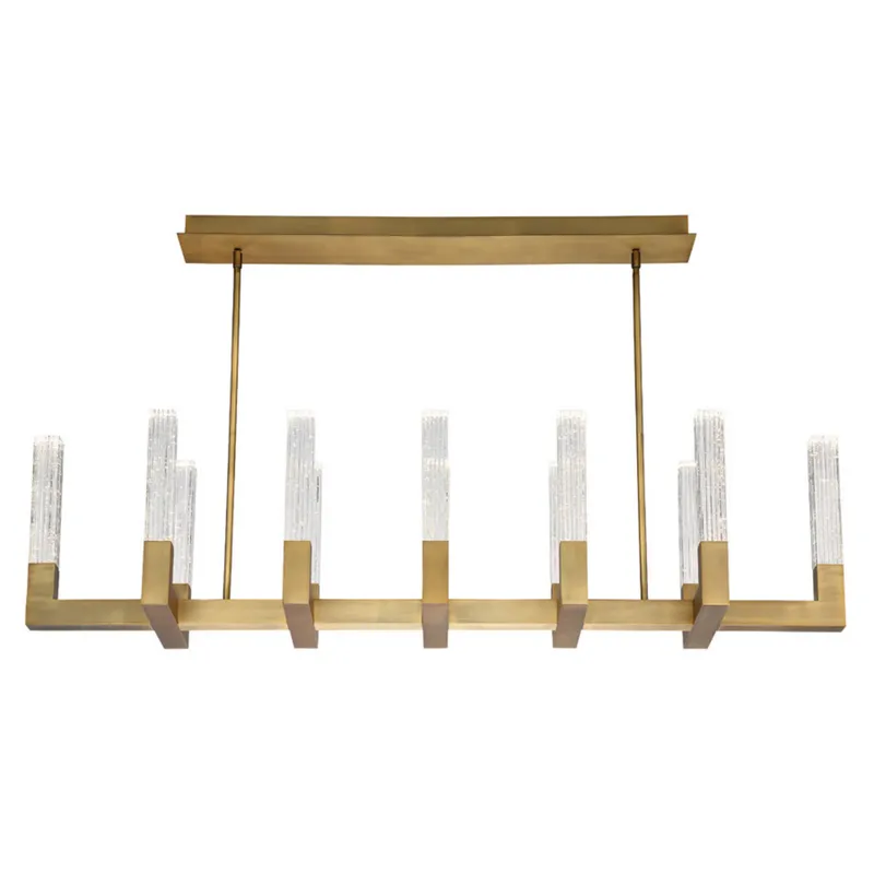 Modern Forms PD-30854-AB 3500K 86 Watt Cinema LED Pendant in Aged Brass
