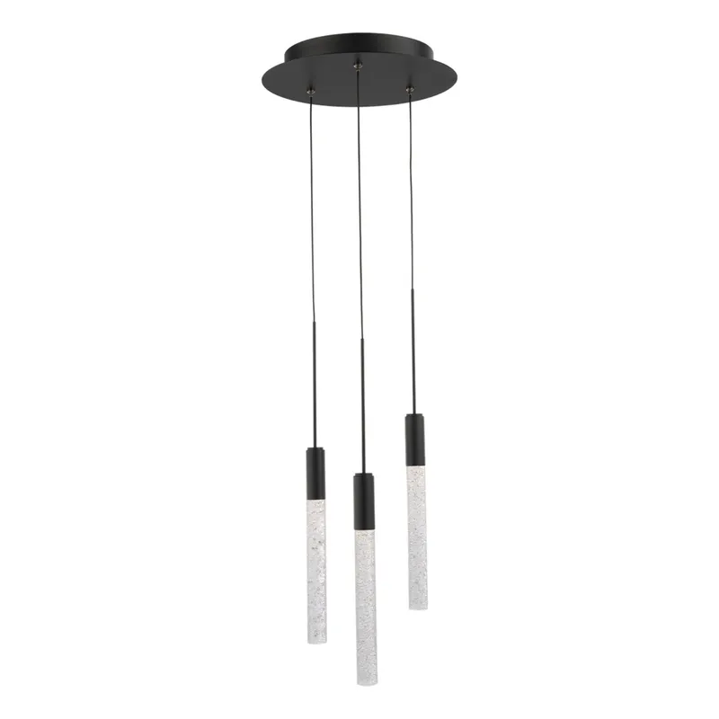 Modern Forms PD-35603-BK 3000K 16.5 Watt Magic LED Linear Chandelier in Black