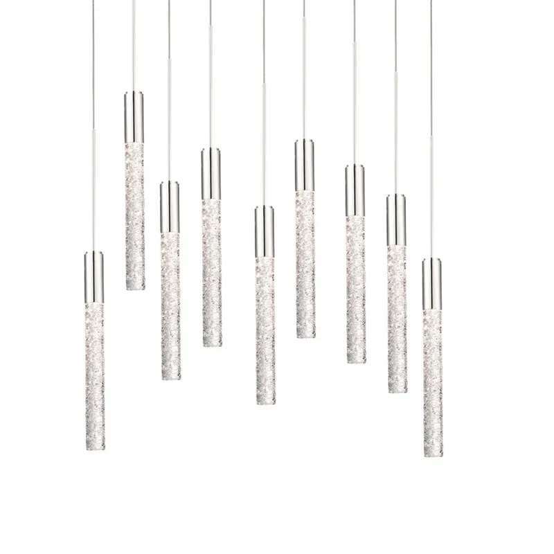 Modern Forms PD-35609-PN 3000K 47.5 Watt Magic LED Round Chandelier in Polished Nickel