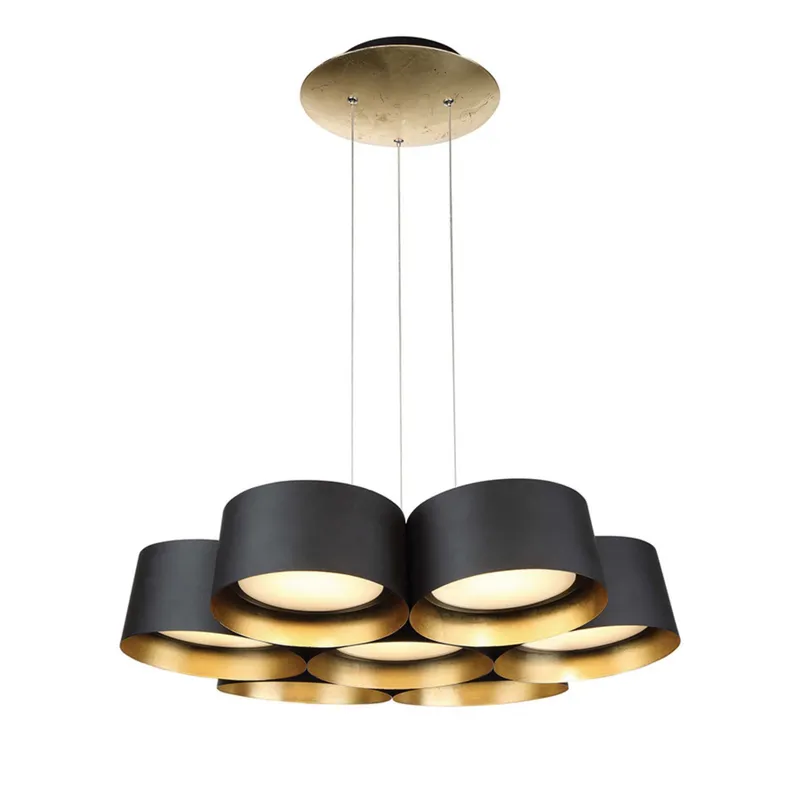 Modern Forms PD-52724-GL 3000K 59 Watt Marimba LED Chandelier in Gold Leaf