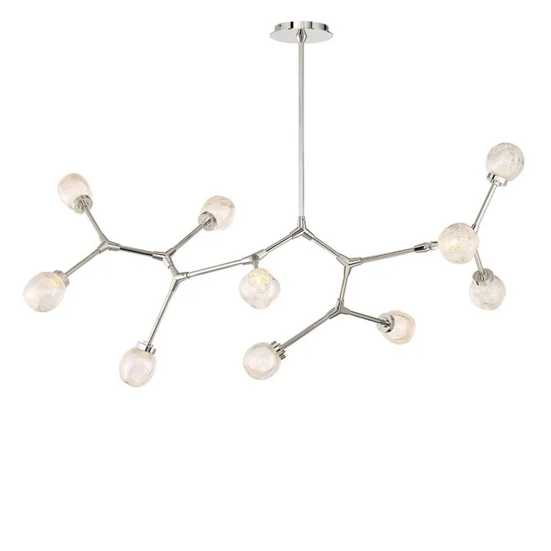 Modern Forms PD-53751-PN 3000K 18.5 Watt Catalyst LED Chandelier in Polished Nickel