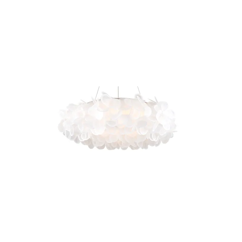 Modern Forms PD-59922-BN 3000K 32 Watt Fluffy LED Pendant in Brushed Nickel