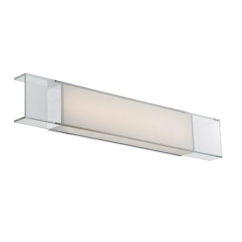 Modern Forms WS-3428-CH 3000K 36.5 Watt Cloud LED Bathroom Vanity & Wall Light in Chrome