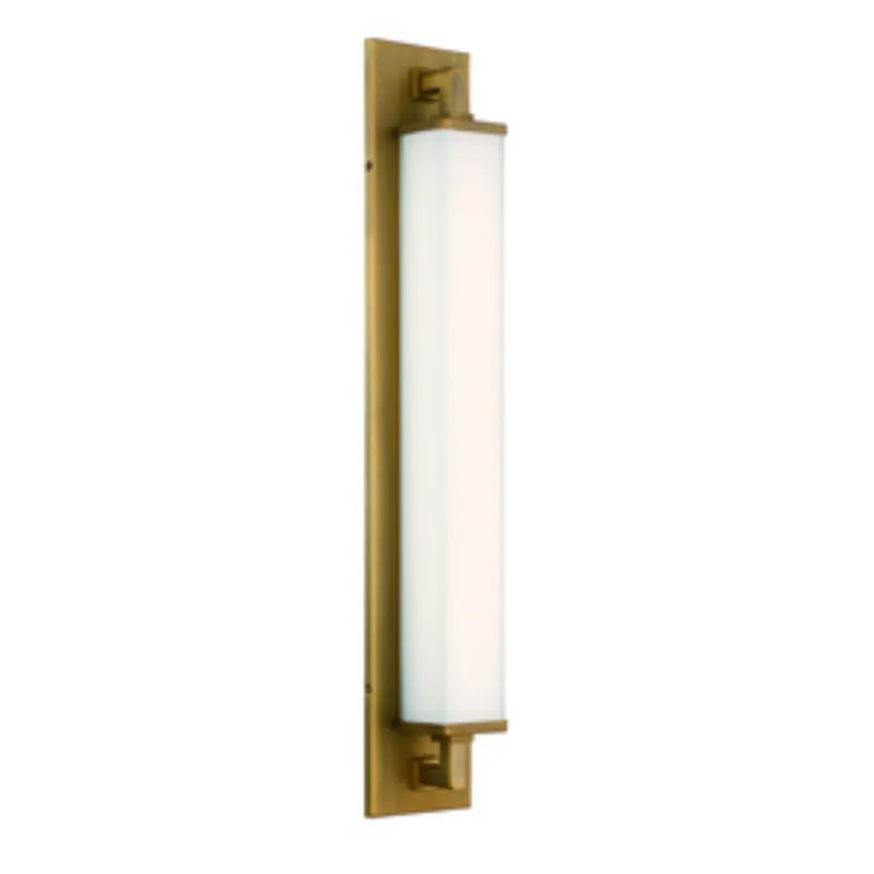 Modern Forms WS-53932-AB 3000K 25 Watt Gatsby LED Wall Sconce in Aged Brass