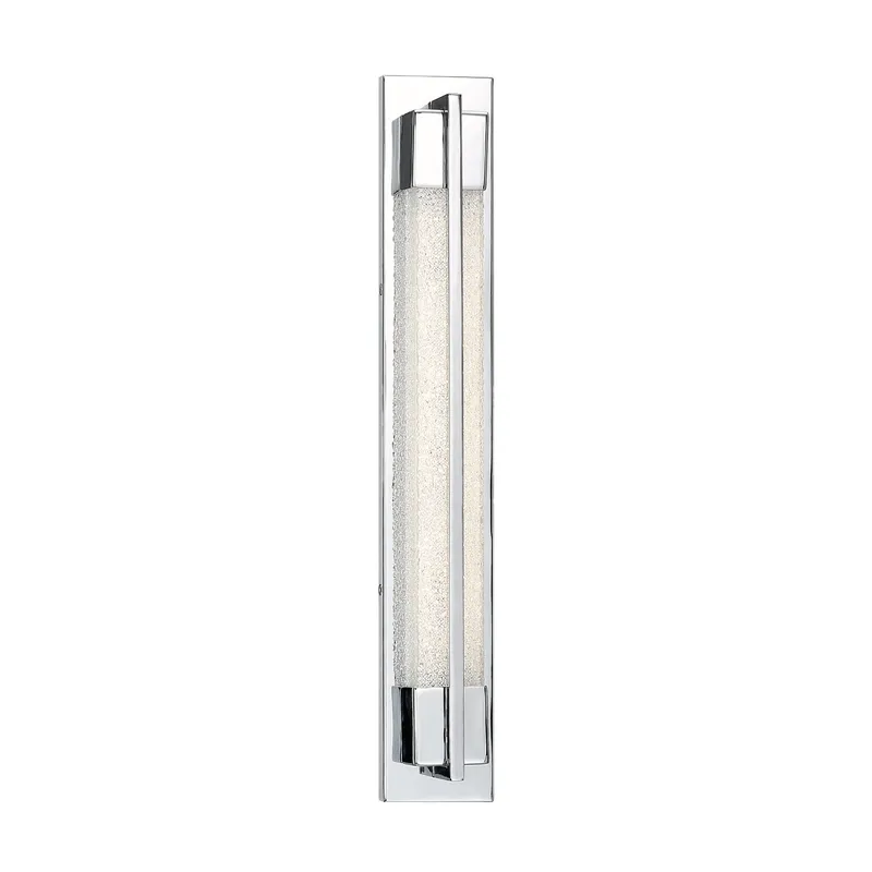 Modern Forms WS-57927-CH 3500K 24 Watt Ice LED Bathroom Vanity & Wall Light in Chrome