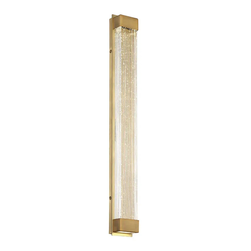 Modern Forms WS-58827-AB 3500K 16 Watt Tower LED Wall Sconce in Aged Brass
