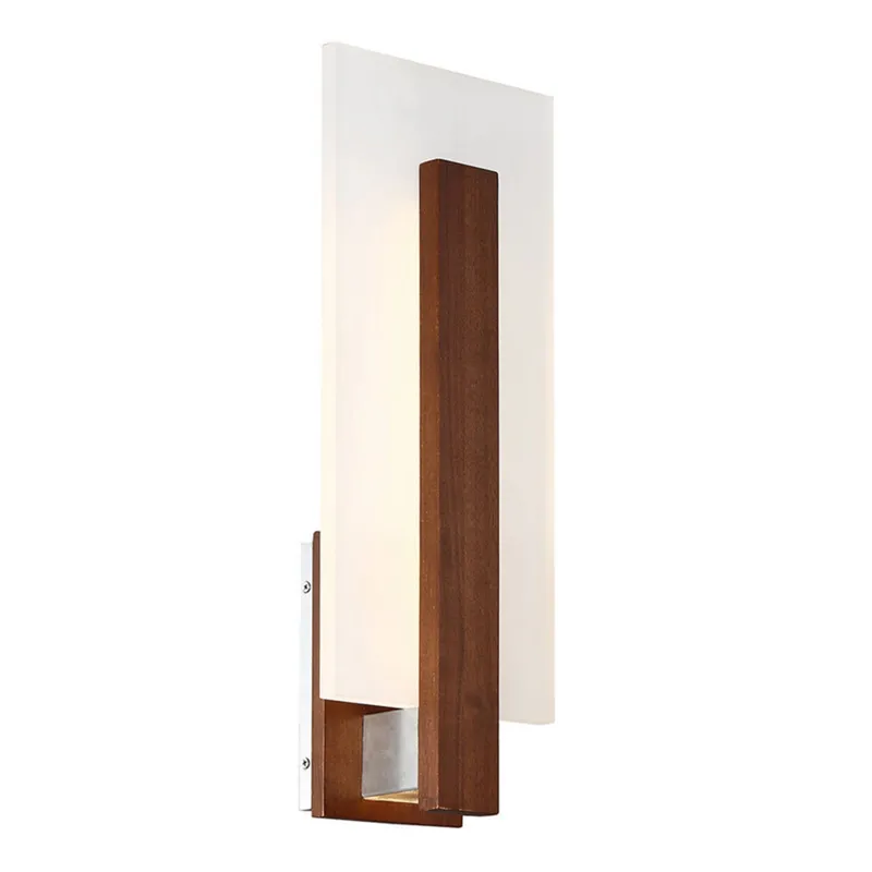 Modern Forms WS-84819-DW 3000K 28 Watt Stem LED Wall Sconce in Dark Walnut