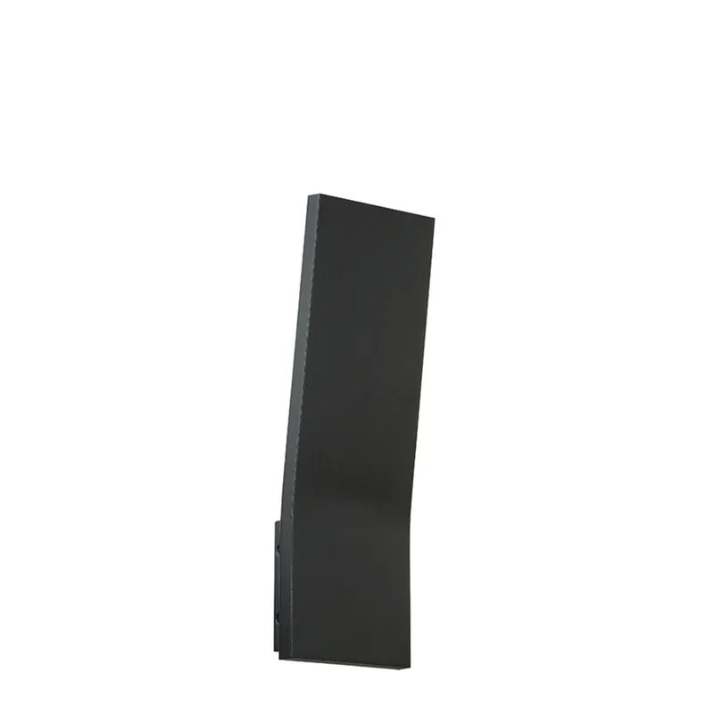 Modern Forms WS-W11716-BK 3000K 15.5 Watt Blade LED Outdoor Wall Light in Black