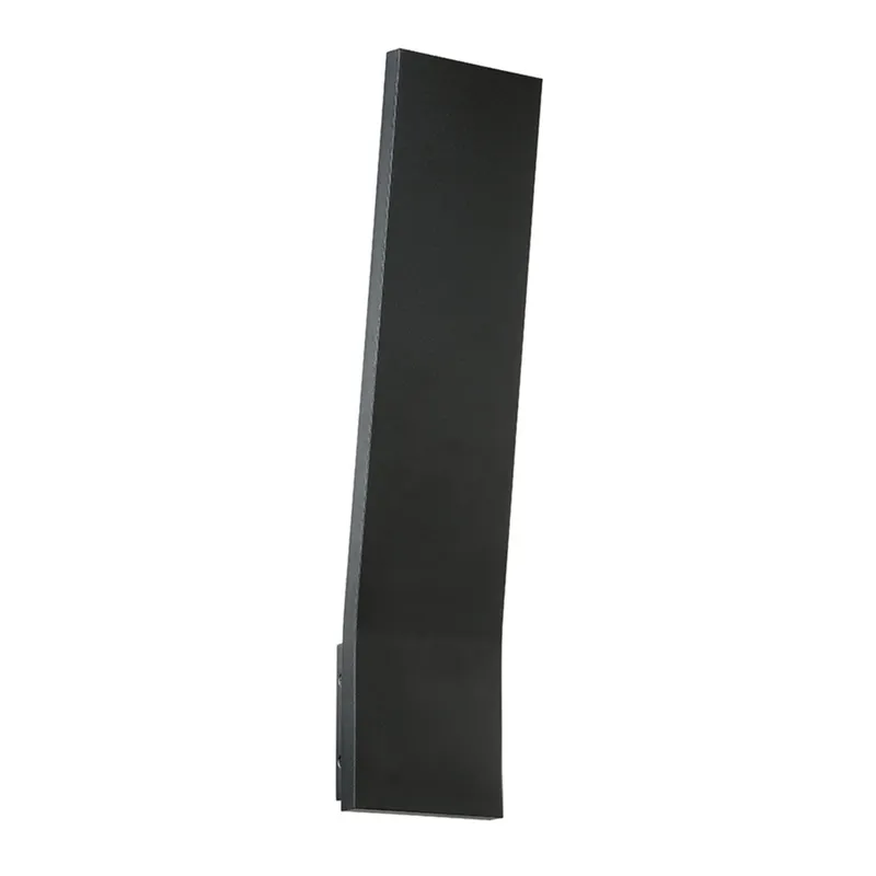 Modern Forms WS-W11722-BK 3000K 19 Watt Blade LED Outdoor Wall Light in Black