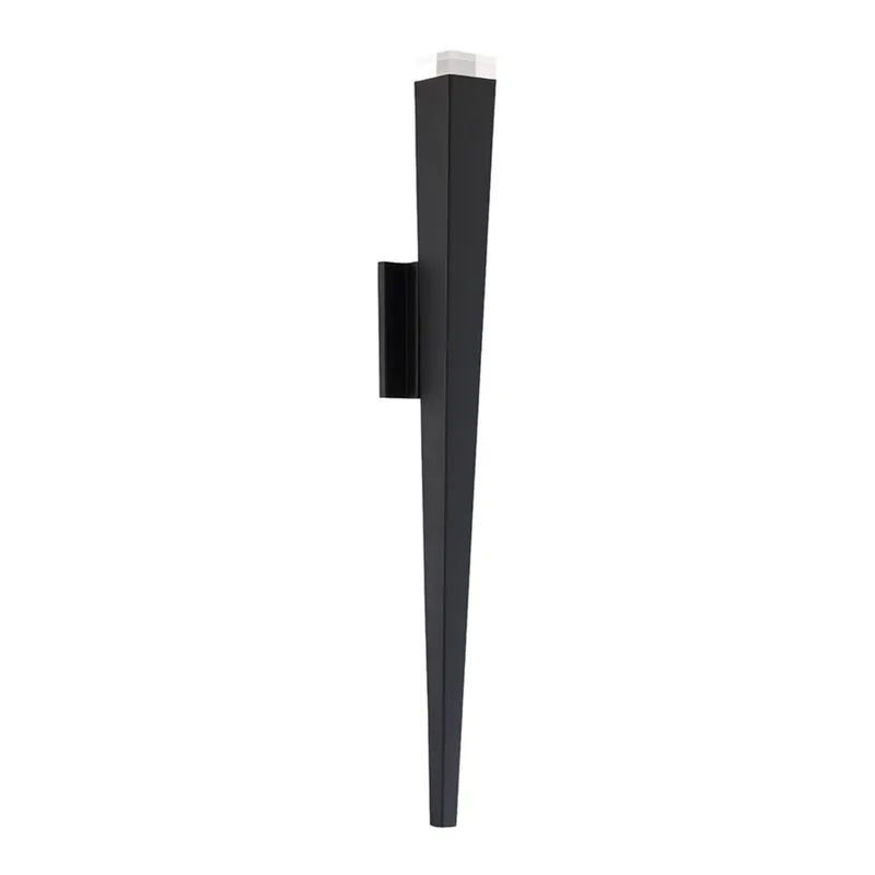Modern Forms WS-W19732-BK 3500K 15.5 Watt Staff LED Outdoor Wall Light in Black