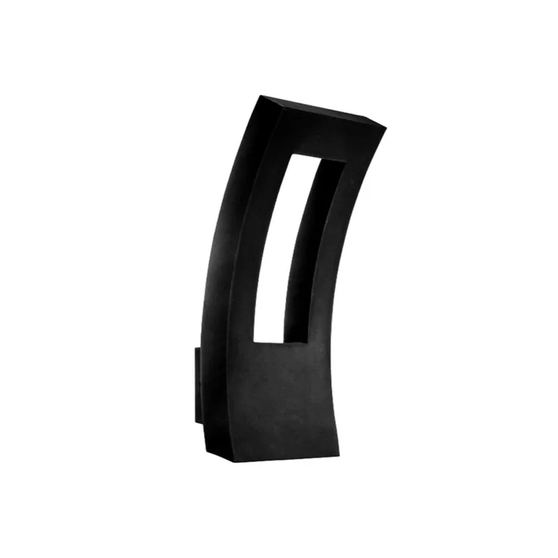 Modern Forms WS-W2216-BK 3000K 16 Watt Dawn LED Wall Light in Black