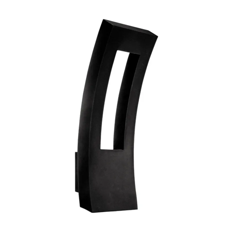 Modern Forms WS-W2223-BK 3000K 24 Watt Dawn LED Wall Light in Black