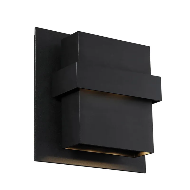 Modern Forms WS-W30511-BK 3000K 28 Watt Pandora LED Wall Light in Black